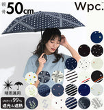 wpc 日傘 W.P.C ワールドパーティ 通販 晴雨兼用 レディース かわいい おしゃれ 遮熱 遮光 小さい 小さめ 紫外線対策 UVカット 軽量 軽い 日焼け防止 コンパクト 野外 フェス スポーツ観戦 携帯 持ち運び パラソル かさ アンブレラ 50cm 折畳み傘 折り畳み傘 おりたたみ傘
