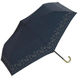 wpc 折りたたみ傘 通販 晴雨兼用傘 折りたたみ 傘 レディース 親骨 50cm 6本骨 手開き UVカット おしゃれ かわいい デザイン テキスタイル シンプル 通勤 通学 ストライプマーガレット タイニーハート ワールドパーティ