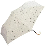 wpc 折りたたみ傘 通販 晴雨兼用傘 折りたたみ 傘 レディース 親骨 50cm 6本骨 手開き UVカット おしゃれ かわいい デザイン テキスタイル シンプル 通勤 通学 ストライプマーガレット タイニーハート ワールドパーティ