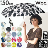 晴雨兼用 折りたたみ傘 wpc 通販 レディース 折り畳み傘 雨傘 コンパクト 通勤 通学 UVカット ケース付き 巾着 50cm 50センチ 6本骨 手開き 5段骨 W by Wpc. ダブリュピーシー 3202-261 8835-261 8963-261 晴雨兼用傘