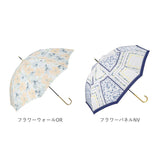 ワールドパーティ WPC 傘 レディース ブランド 長傘 通販 手開き 晴雨兼用 雨傘 58cm 合皮 フェイクレザー UVカット ゴールド ハンドル スナップボタン 撥水 かわいい おしゃれ 上品 華やか 夏 カラフル おしゃれ かさ カサ 果物 フルーツ 通勤 通学