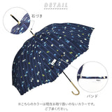 ワールドパーティ WPC 傘 レディース ブランド 長傘 通販 手開き 晴雨兼用 雨傘 58cm 合皮 フェイクレザー UVカット ゴールド ハンドル スナップボタン 撥水 かわいい おしゃれ 上品 華やか 夏 カラフル おしゃれ かさ カサ 果物 フルーツ 通勤 通学