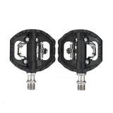 自転車 ペダル 通販 片面フラット ビンディングペダル フラットペダル セルフロックペダル 片面フラットペダル ビンディング フラット クリート付属 ロードバイク クロスバイク マウンテンバイク 黒 ブラック サイクリング サイクル用品 自転車用パーツ