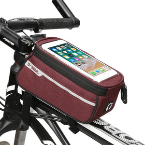 スマホスタンド 自転車 通販 スマホケース 自転車用スマホホルダー スマホバッグ 携帯ホルダー フレームバッグ オートバイ バイク マウンテンバイク 自転車アクセサリー ナビ 自転車ホルダー 小物入れ トップチューブバッグ サドルバッグ 防水 フロントバッグ