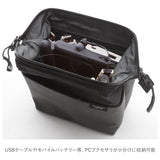 バッグインバッグ 小さめ 通販 ユウボク東京 デイズポーチ ポーチ 大きめ 小物入れ メンズ レディース おしゃれ シンプル 自立 可愛い かわいい がま口 口金 ガバっと開く ガジェット ケース ペンケース 筆箱 事務用品