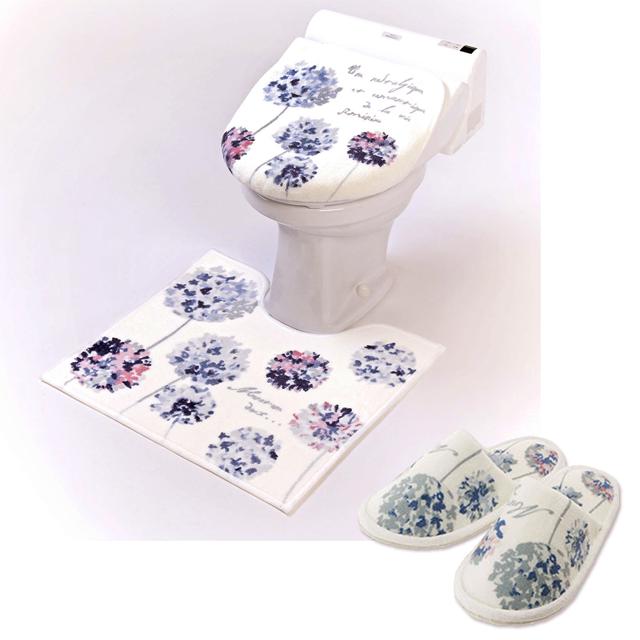 トイレマットセット 3点セット 通販 おしゃれ トイレカバーセット 花柄 