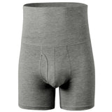 腹巻 ボクサー パンツ  通販 ボクサーパンツ メンズ 前開き ロング ハイウエスト ボクサーブリーフ ボクサーショーツ 下着 腹巻き はらまき   無地 シンプル インナー メンズ下着 アンダーウェア メンズインナー