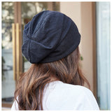 ニット帽子 通販 レディース ニット帽子 ニット帽 ニット 室内帽 薄手 軽量 通気 蒸れにくい ナイトキャップ ケア帽子 ハット シンプル ストレッチ 就寝用 通院 かわいい