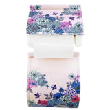 トイレットペーパーホルダー カバー 通販 おしゃれ 2連 二連 丸洗い トイレタリー トイレ用品 かわいい PVC ナチュラル 洗える シンプル 無地 洗濯 新築祝い 一人暮らし 花柄 フラワー 猫 オッドアイ