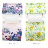 トイレットペーパーホルダー カバー 通販 おしゃれ 2連 二連 丸洗い トイレタリー トイレ用品 かわいい PVC ナチュラル 洗える シンプル 無地 洗濯 新築祝い 一人暮らし 花柄 フラワー 猫 オッドアイ