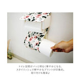 トイレットペーパーホルダー カバー 通販 おしゃれ 2連 二連 丸洗い トイレタリー トイレ用品 かわいい PVC ナチュラル 洗える シンプル 無地 洗濯 新築祝い 一人暮らし 花柄 フラワー 猫 オッドアイ