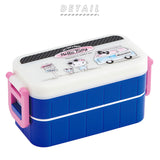 弁当箱 2段 スリム 通販 ランチボックス 小学生 女性 女子 大人 二段 各 300ml 600ml おしゃれ かわいい 保冷剤付き キャラクター グッズ お弁当箱 キティ ディズニー ミッキー トトロ