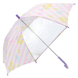 傘 子供用 55センチ 50センチ 通販 おしゃれ キッズ 55cm 50cm ユニコーン グラスファイバー 安全ストッパー 手開き 男の子 男児 女の子 女児 透明窓 長傘 オレンジボンボン 入園 入学準備 ザジーザップス 雨具 かさ カサ Mサイズ Lサイズ ユアーズアーミーワールド